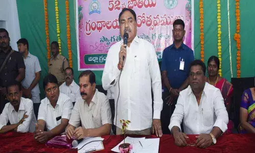 State has plans to upgrade libraries: Minister Errabelli