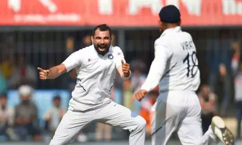 Bangla Tigers tamed : Fiery Indian pacers blast visitors out for 150, India 86/1 on Day 1