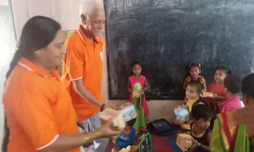 NGO gesture to TS govt schoolchildren