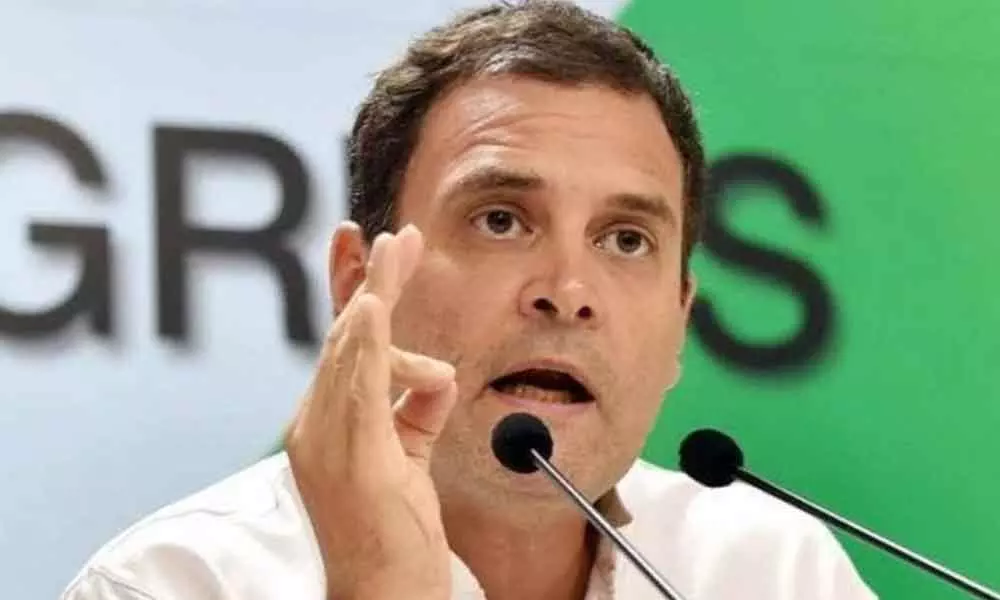Rahul Gandhi criticizes Modi government, says Modinomics stinks so bad