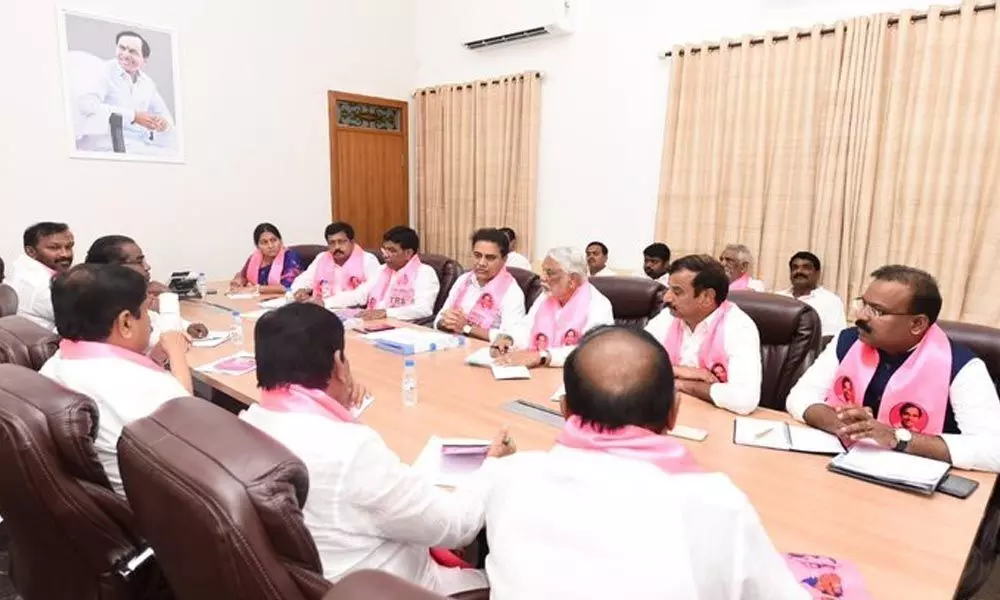 Working President KTR chairs Parliamentary Party Meeting