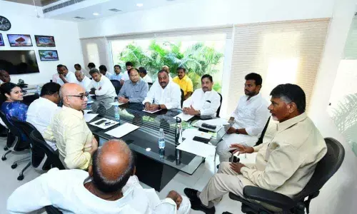 Raise issue of expert panel on capital in Parl: Naidu to MPs