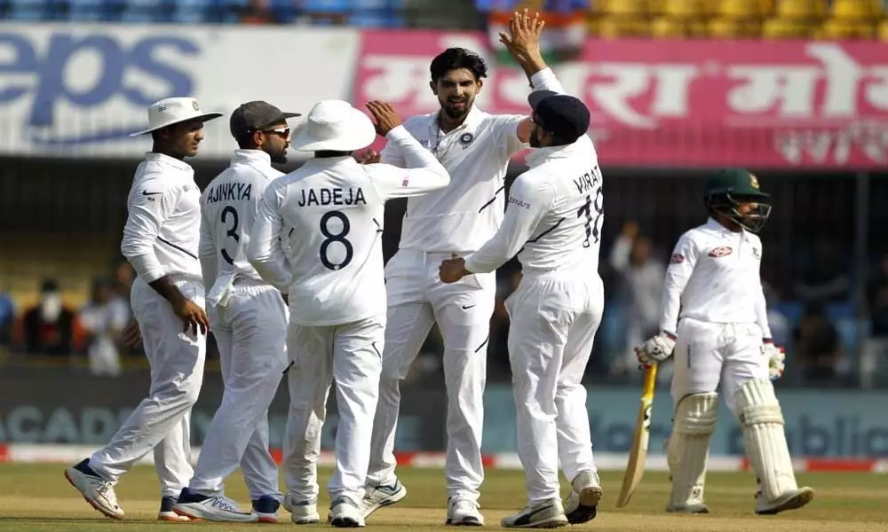 Indore Test: Pacers lead show as India thrash Bdesh by innings & 130 runs