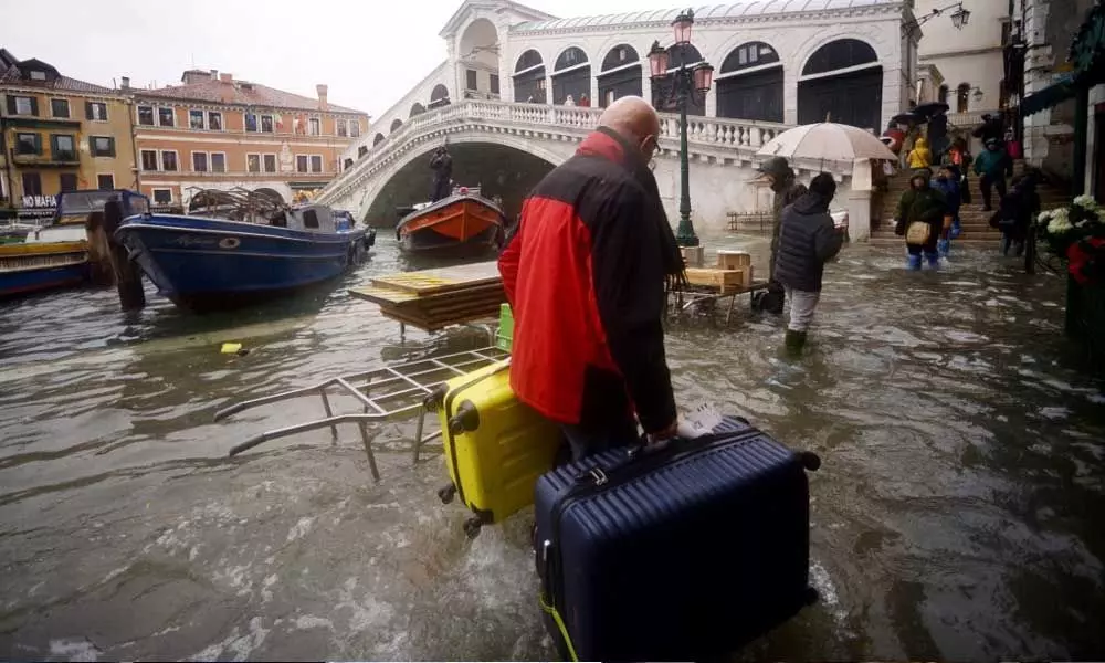 Inundated Venice braced for more flooding, strong winds