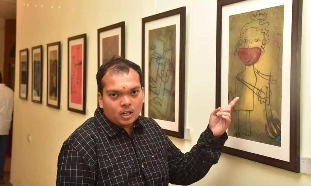 Dyslexia does not deter Saisharans skill in art