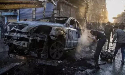 Car bomb kills at least 12 in Syrian town held by Turkey