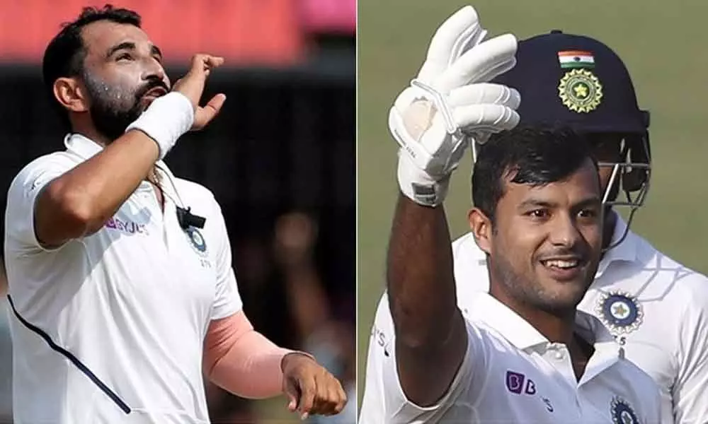 Shami, Mayank rise to career-best ICC Test rankings
