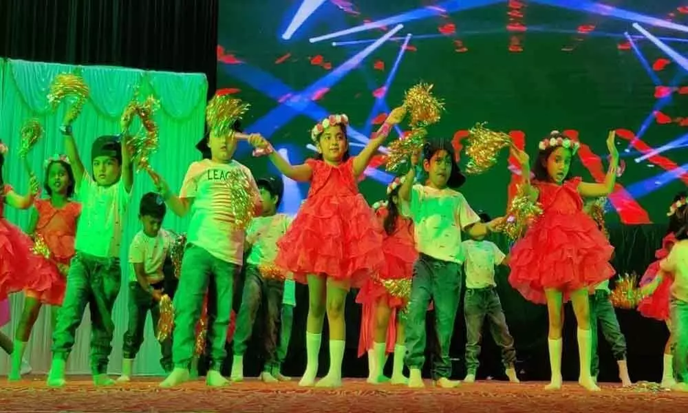 Delhi Public School in Visakhapatnam celebrates Annaual Day wtih Cascade as the theme