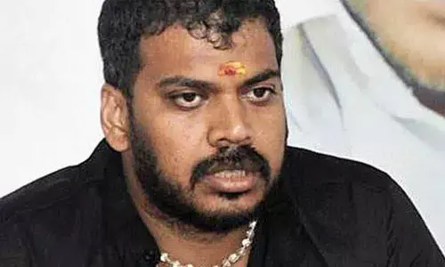 Irrigation Minister Anil Kumar Yadav visits Sabarimala on foot