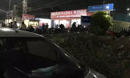 Locals distressed by wine shop chaos