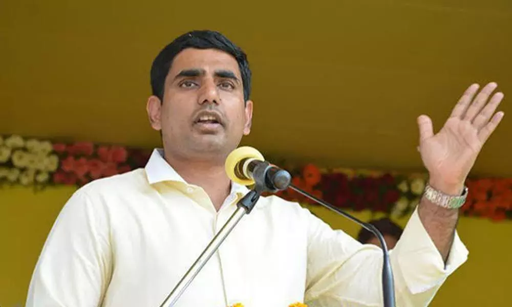 Nara Lokesh took a dig at YSRCP leaders attacks on TDP cadre, terms them as rowdies