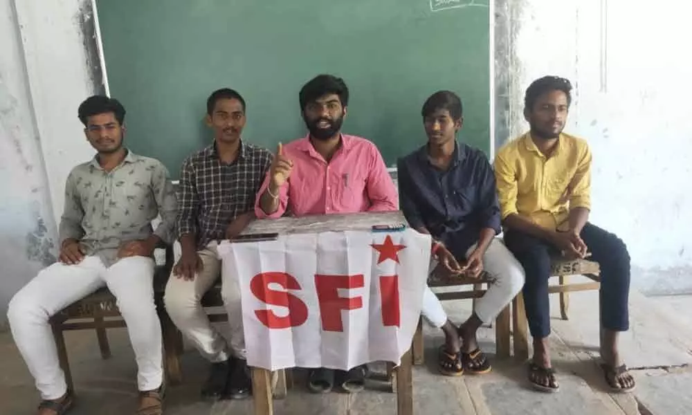 Act against illegal recruitment in Telangana University: SFI