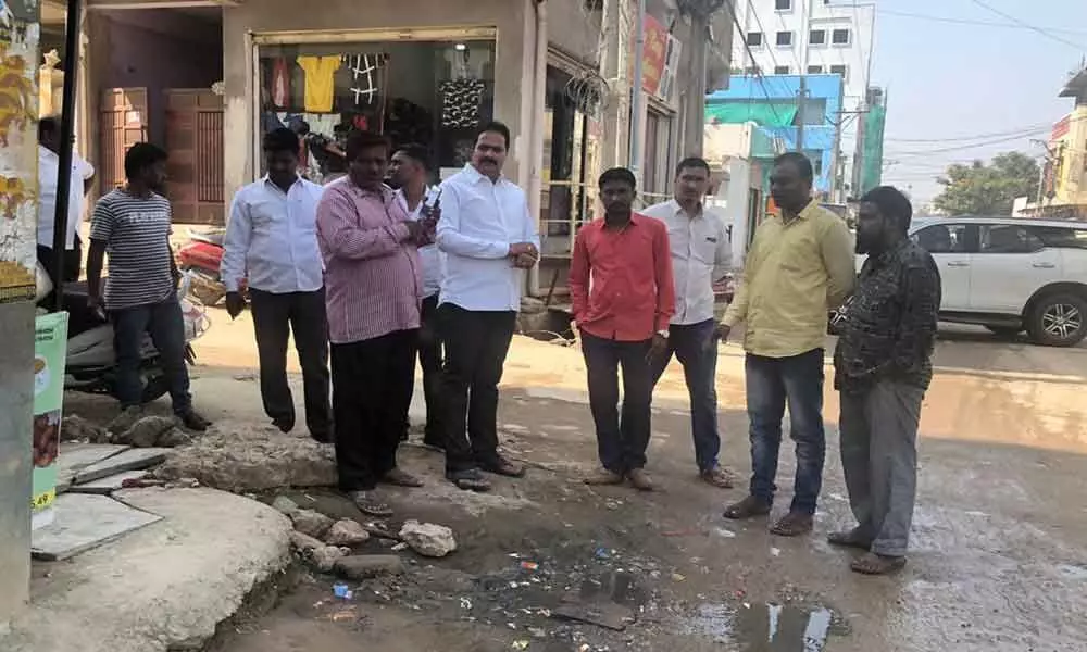 Corporator V Jagdishwar Goud assures new drains