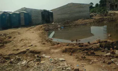 Construction area turns mosquito breeding spot at Manikonda