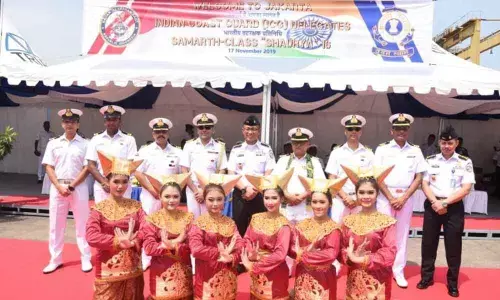 Visakhapatnam: ICGS Shaurya on a goodwill visit to Jakarta, Darwin