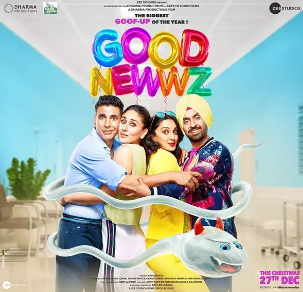 Good Newwz Trailer starring Akshay Kumar and Kareena Kapoor Khan is Released and you will ROFL after watching it