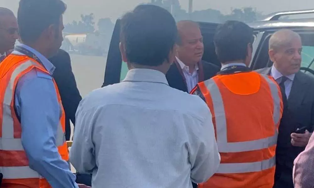 Former Pakistan PM Nawaz Sharif leaves for London in air ambulance