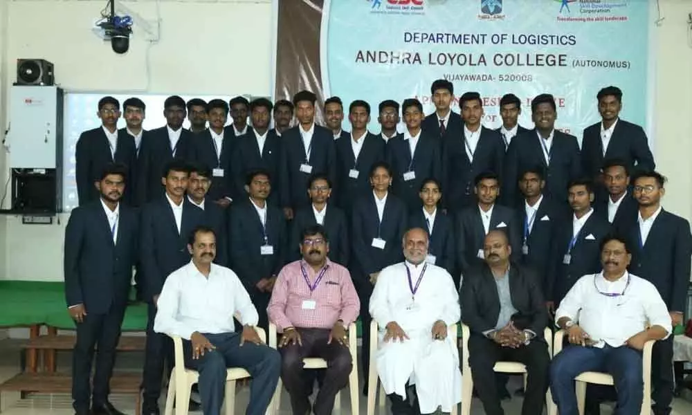 Apprenticeship drive for BBA Logistics at Andhra Loyola College in Vijayawada