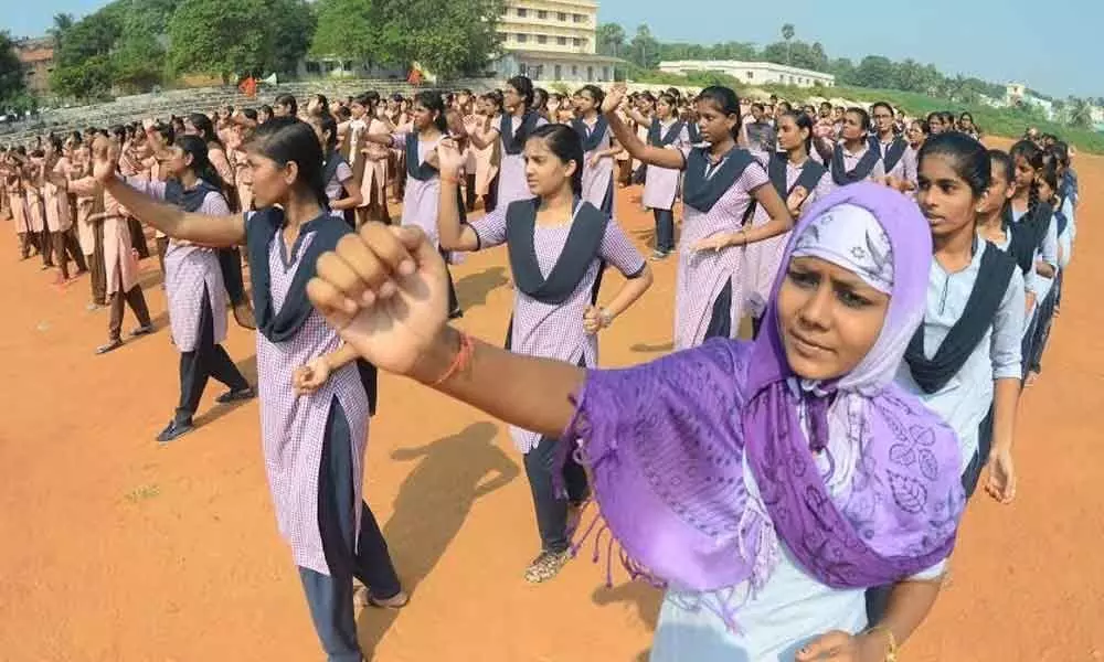 Visakhapatnam: Free self-defence classes conducted for girls