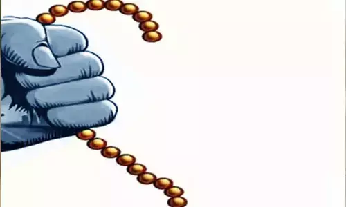 Ward Volunteer snatches a gold chain from an older woman in Krishna district