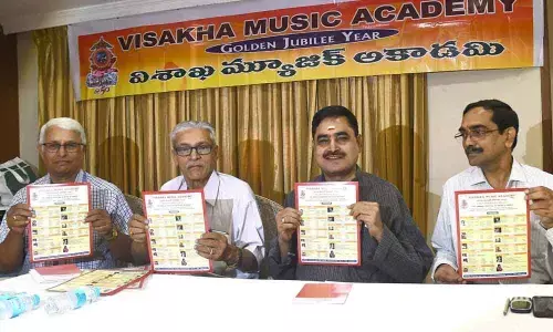 Annual fest of music, dance on Nov 22 in Visakhapatnam