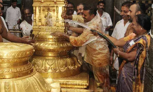 Koil Alwar Tirumanjanam performed at Tiruchanur ahead of Brahmotsavams in Tirupati