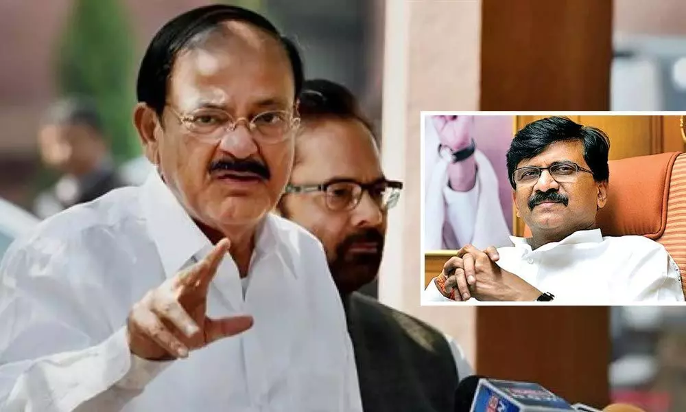 Shiv Sena leader Sanjay Raut writes to Venkaiah Naidu about his seat change