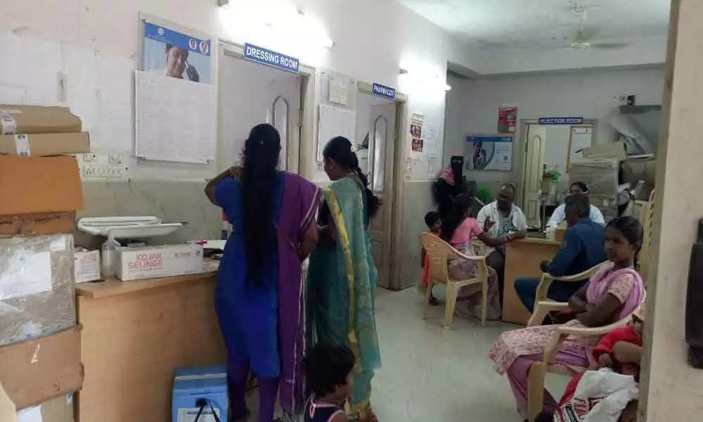 Bowenpally: Health centre ailing for want of equipment & staff