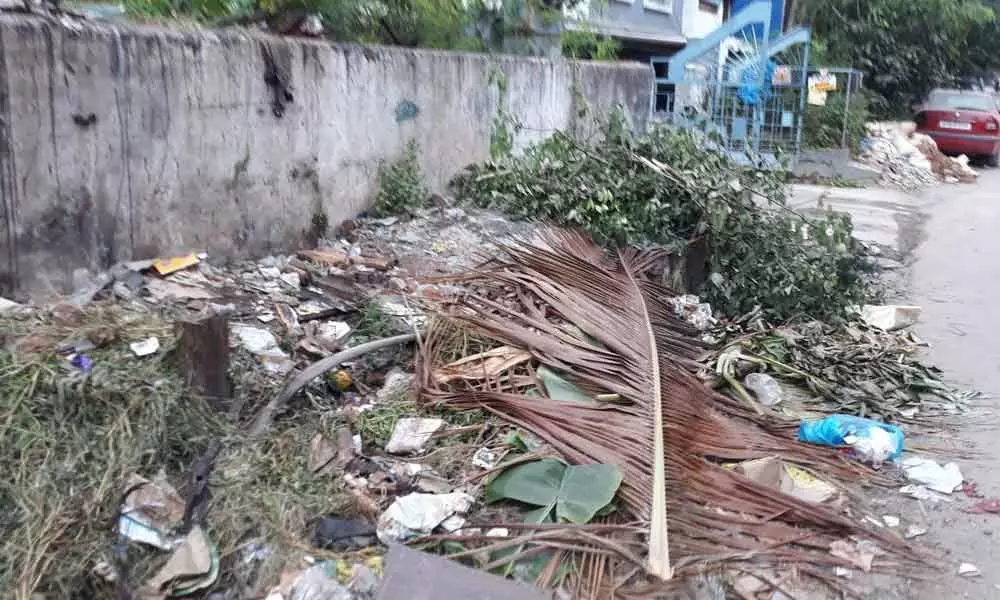 SR Nagar : Garbage pile-up irks locals