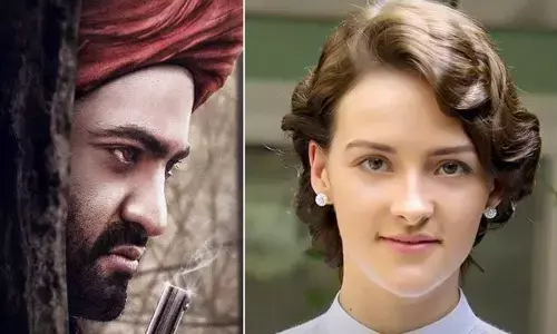 Meet Jr NTRs Heroine Olivia Morris From RRR