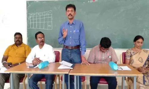 Mahbubnagar: Workshop on wash volunteers held in Palamuru University
