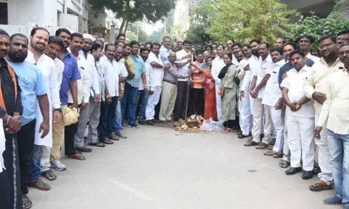 MLA Mynampalli Hanumanth Rao says striving to create basic facilities at R K Nagar