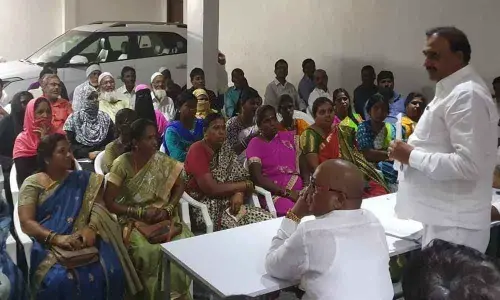 Pat for TRS basti panel members at Serilingampally