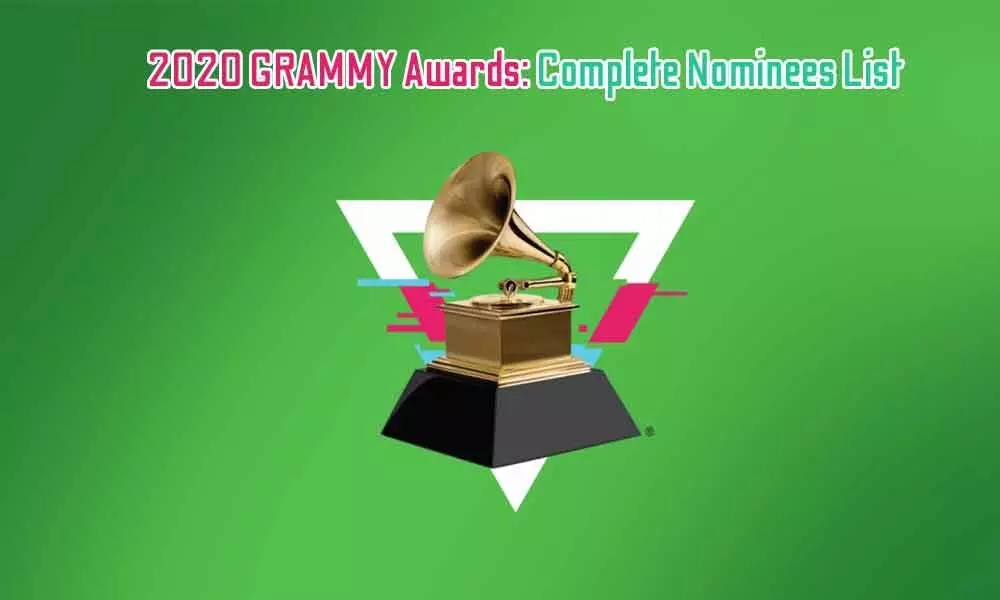 The 62nd GRAMMY Awards airs live in the country exclusively on Vh1 India, 27th January 2020