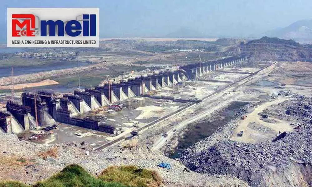 Megha begins concrete works in Polavaram to construct the spillway area by June 2020