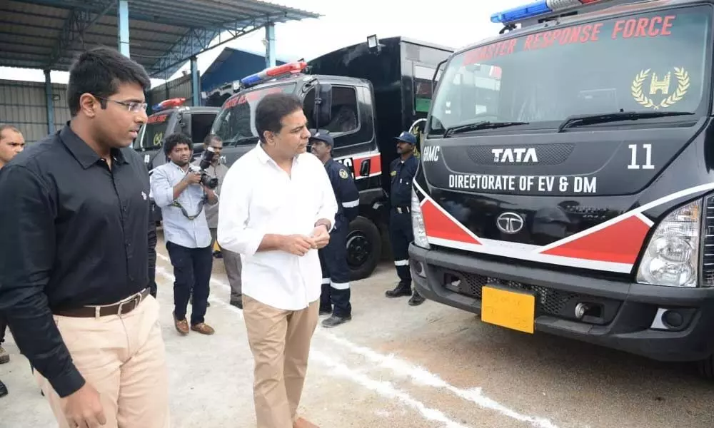 New vehicles for DRF launched in Hyderabad