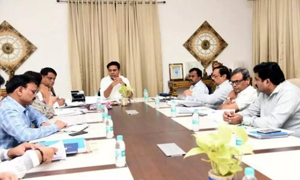 Minister KTR reviews status of HMDA projects