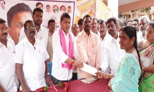 Kalyana Lakshmi, Shaadi Mubarak are boon to poor families: MLA Shanampudi Saidi Reddy in Suryapet