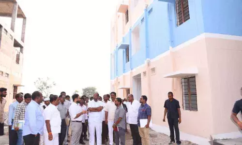 Gadwal Collector directs contractors to speed up construction of 2BHKs