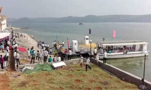 Nagarkurnool: Eco-tourism boat launched at Somasila Krishna riverfront