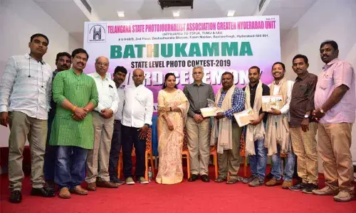 Capturing Bathukamma through lens