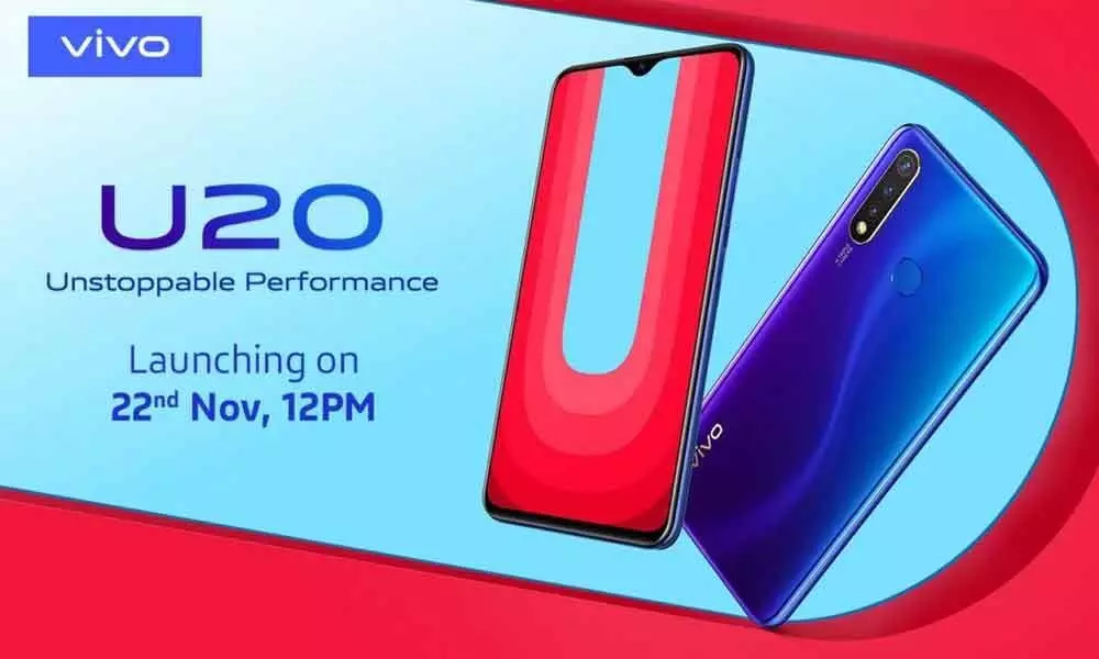 Vivo U20 To Launch Today At 12 Pm In India: Watch Live Stream