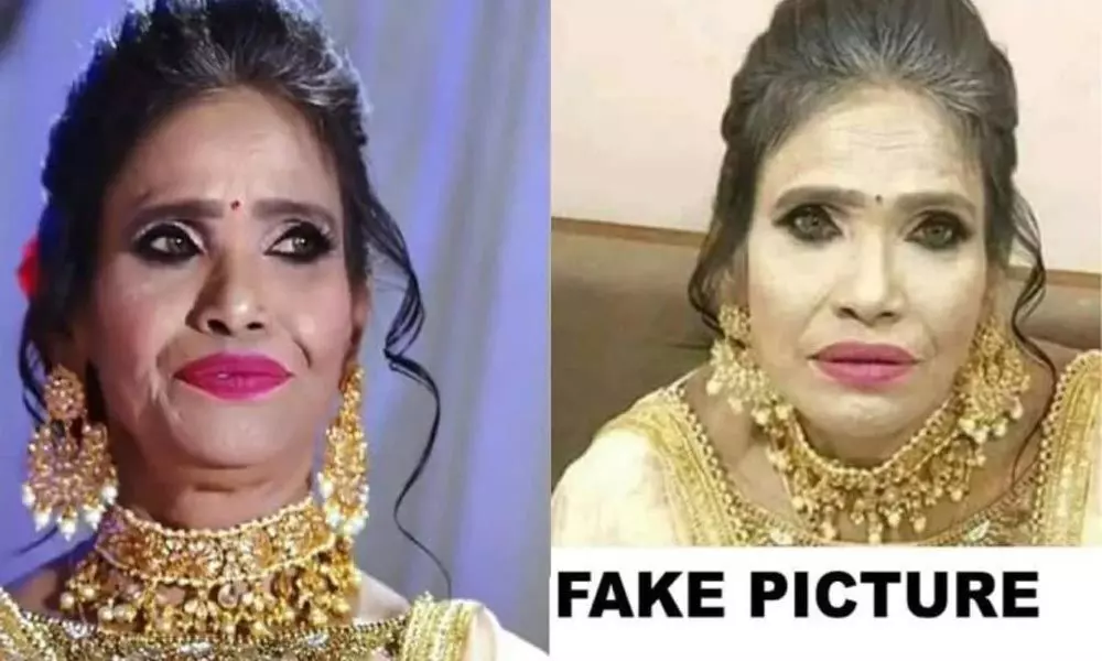 Salon denies doing Ranu Mondals makeup in viral photo