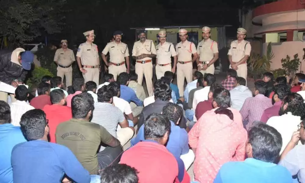 Ramagundam: 219 detained under Operation Chabutra