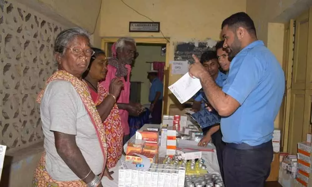 200 villagers avail Indian Navy medical camp in Visakhapatnam