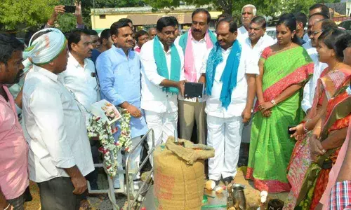 Government striving hard to uplift farming community: Minister Koppula Eshwar