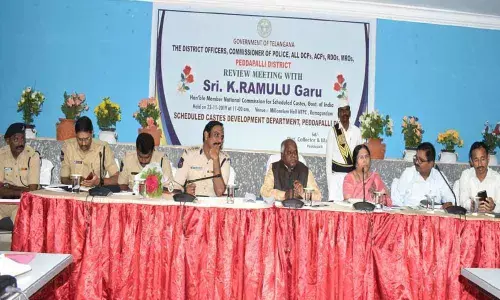 Peddapalli: Commission member reviews execution of schemes for SC K Ramulu