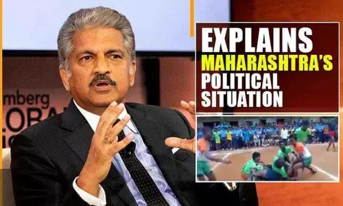 Anand Mahindra takes dig on Maha situation with kabaddi video
