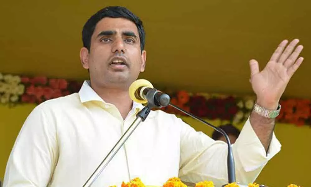 Nara Lokesh fires on Ministers remarks on unemployed youth