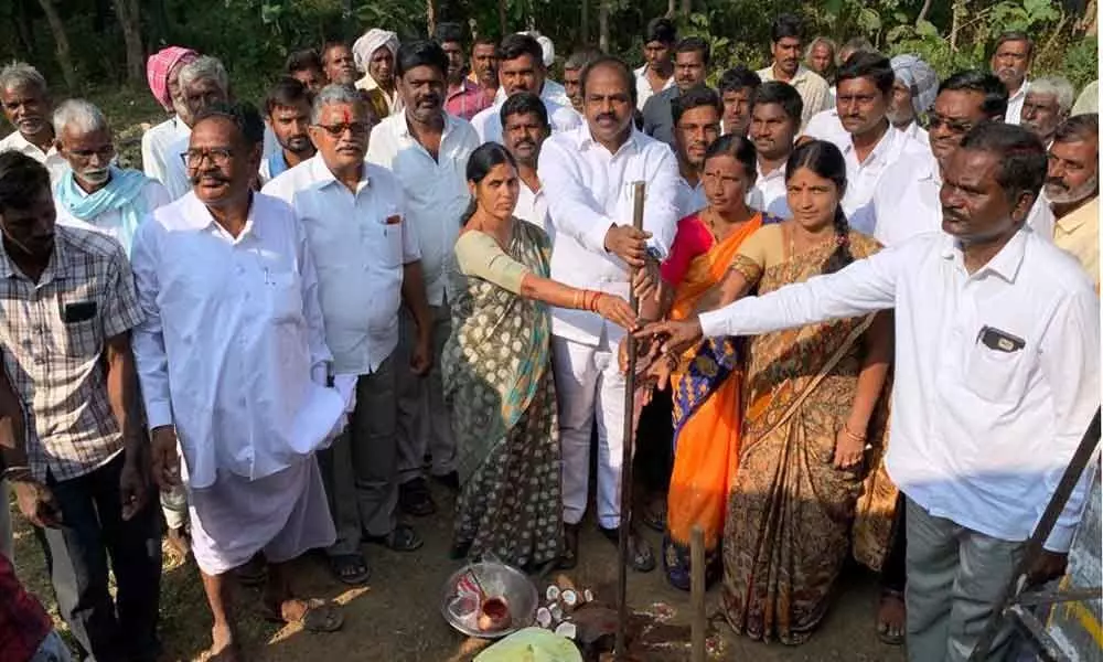 Community hall works begin at Narayankhed